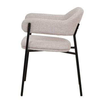 LivaraHome Wise Upholstered Modern Dining Chairs (Set of 2) - Beige