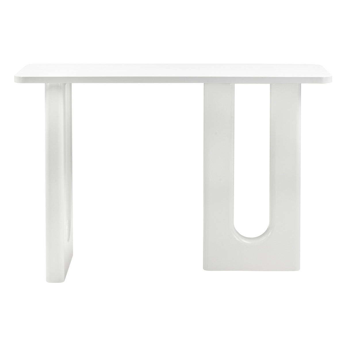 LivaraHome Lichi Console Table with Arched Leg Entryway Table - Modern
