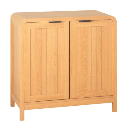 LivaraHome Arlo 2 Door Sideboard Fluted Farmhouse Storage Cabinet