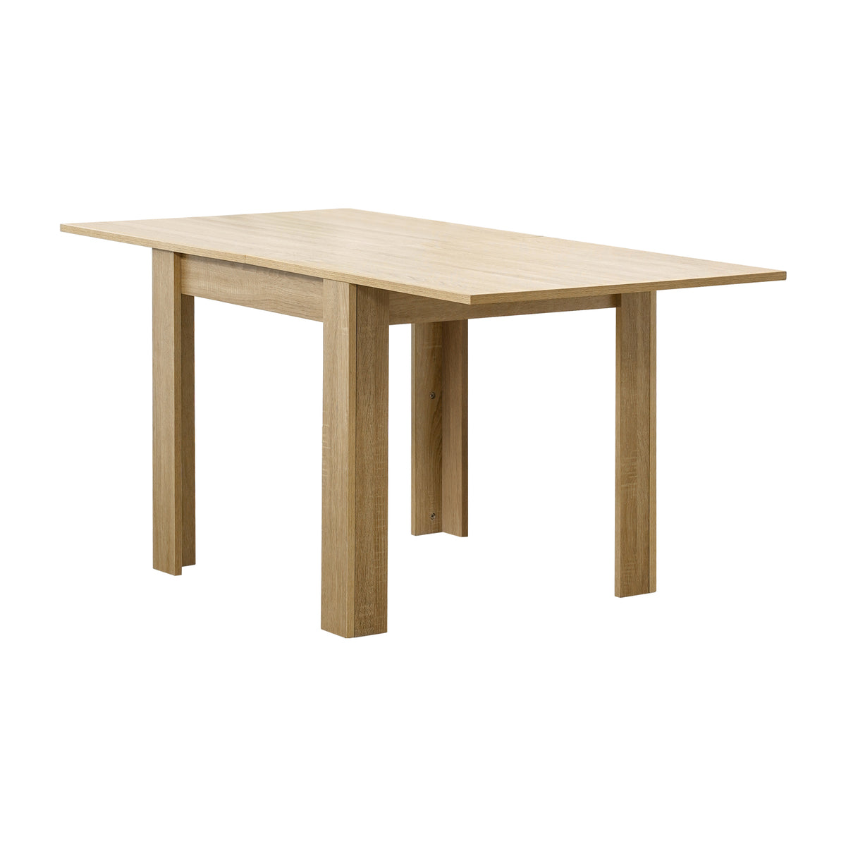 LivaraHome Nook Extendable Flip-Top Dining Table for 2-6 - Natural