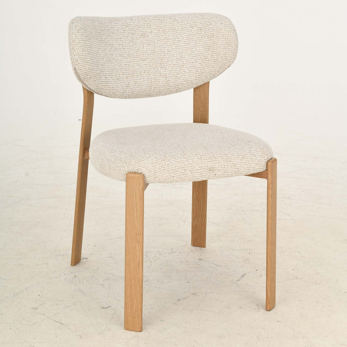 LIVARA Laurent Chenille Upholstered Dining Chairs (Set of 2)