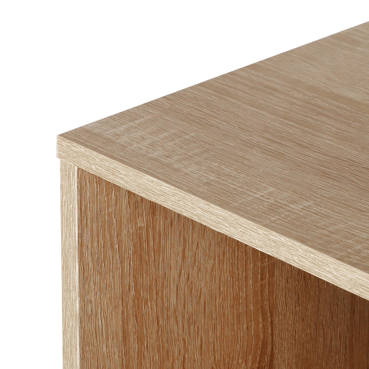 LivaraHome Como 2 Drawer Desk Modern Computer Wooden Table
