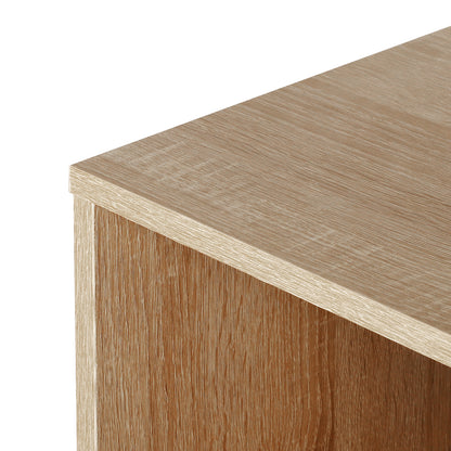 LivaraHome Como 2 Drawer Desk Modern Computer Wooden Table