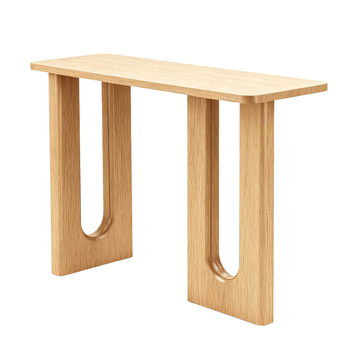 LivaraHome Lichi Console Table with Arched Leg Entryway Table - Modern