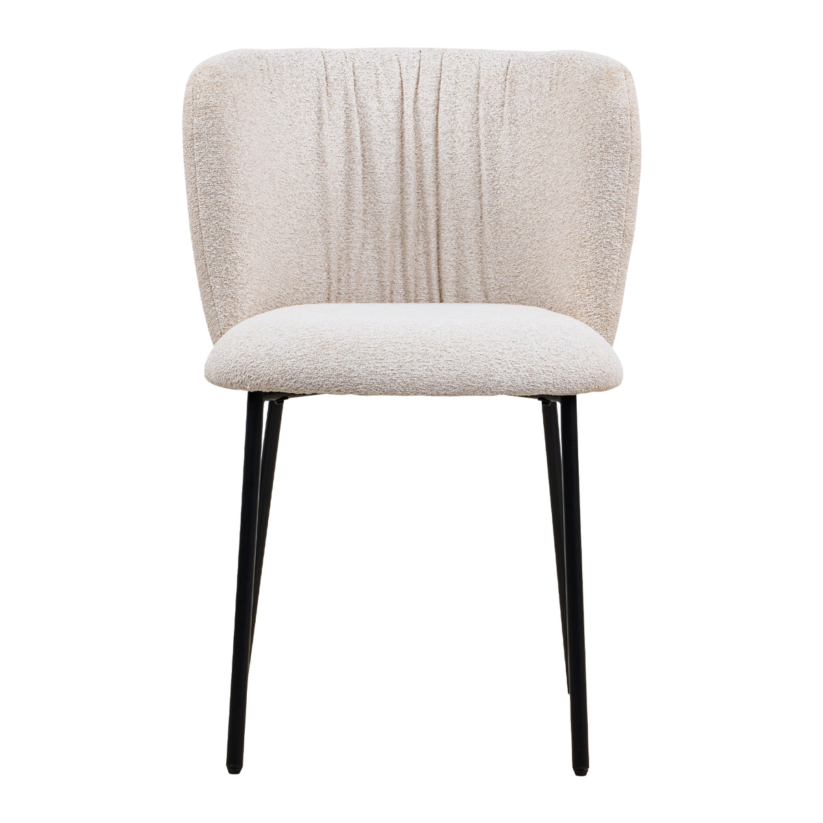 LIVARA Monty Boucle Dining Chairs Upholstered Dinner Chair (Set of 2)