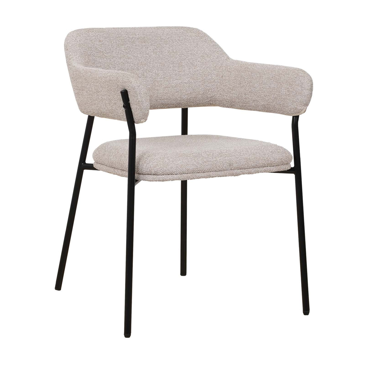 LivaraHome Wise Upholstered Modern Dining Chairs (Set of 2) - Beige