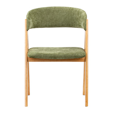 LivaraHome Gaudi Velvet Bouclé Dining Chairs (Set of 2) - Solid Wood