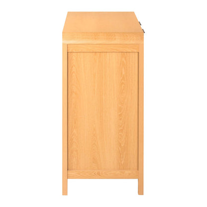 LivaraHome Arlo 2 Door Sideboard Fluted Farmhouse Storage Cabinet