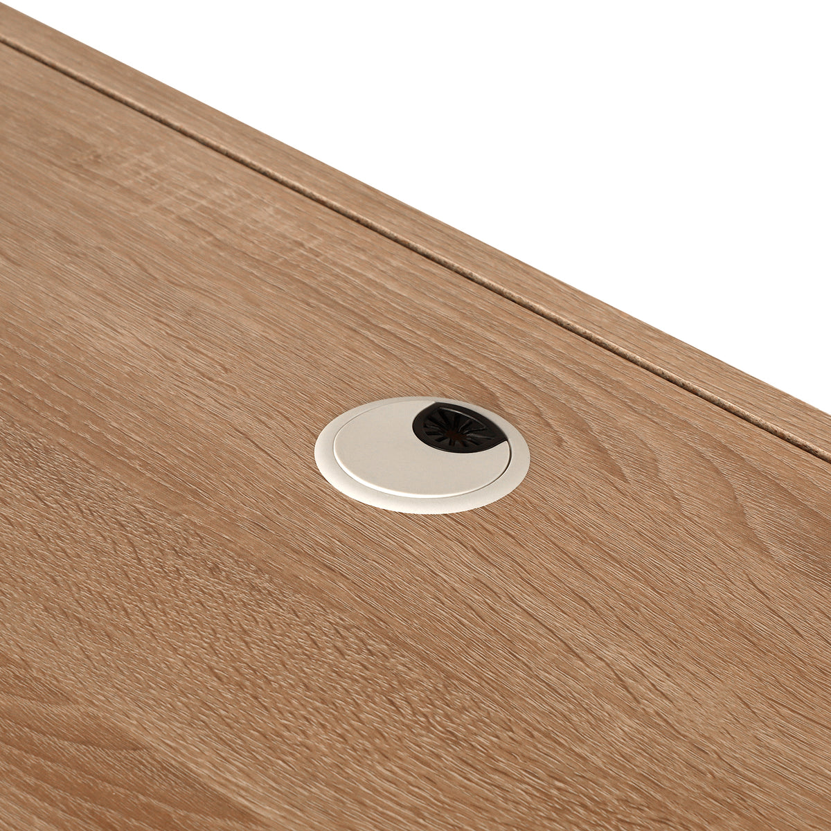 LivaraHome Como 2 Drawer Desk Modern Computer Wooden Table