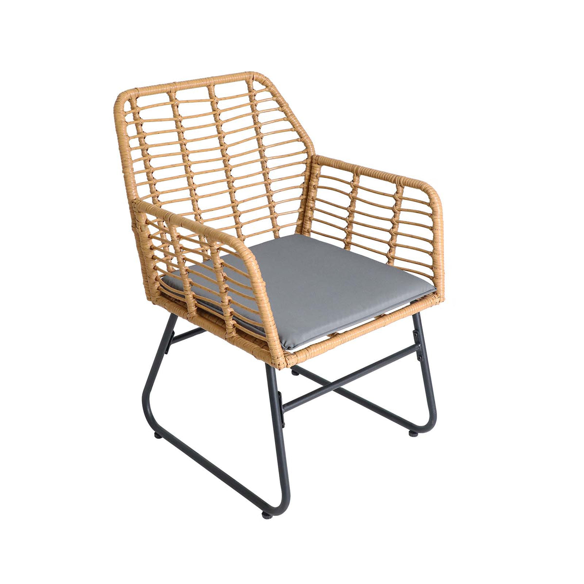 LivaraHome Neo 4 Seater Outdoor Lounge Set Wicker Patio Furniture