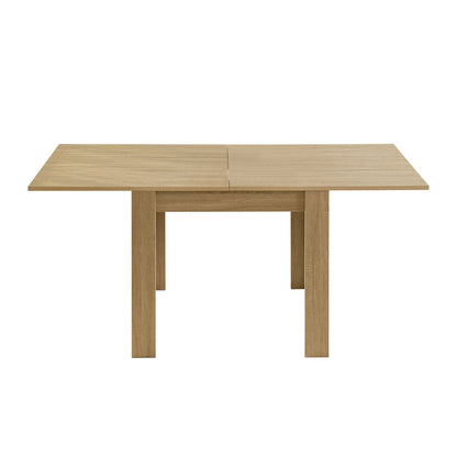 LivaraHome Nook Extendable Flip-Top Dining Table for 2-6 - Natural