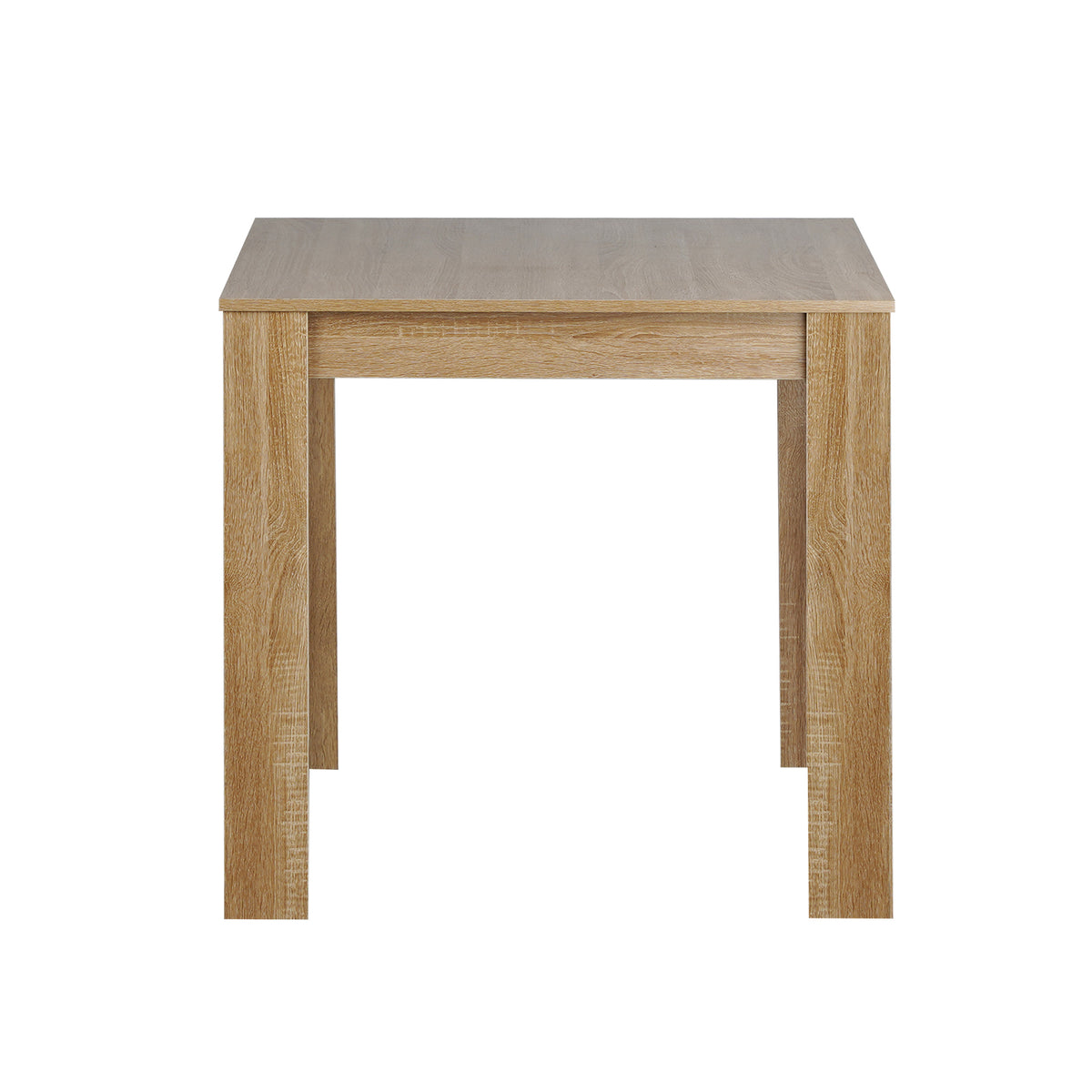 LivaraHome Olson Square Dining Table Natural Kitchen Table for 2-4