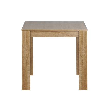 LivaraHome Olson Square Dining Table Natural Kitchen Table for 2-4