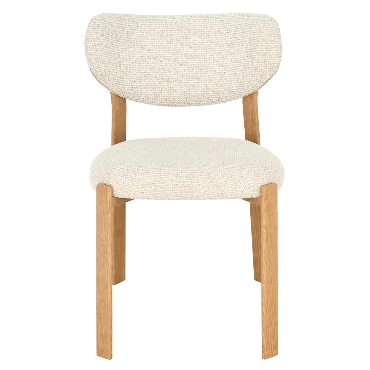 LIVARA Laurent Chenille Upholstered Dining Chairs (Set of 2)