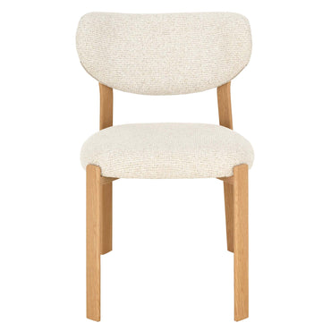 LIVARA Laurent Chenille Upholstered Dining Chairs (Set of 2)