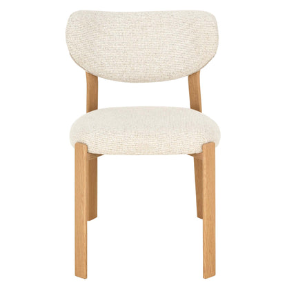 LIVARA Laurent Chenille Upholstered Dining Chairs (Set of 2)