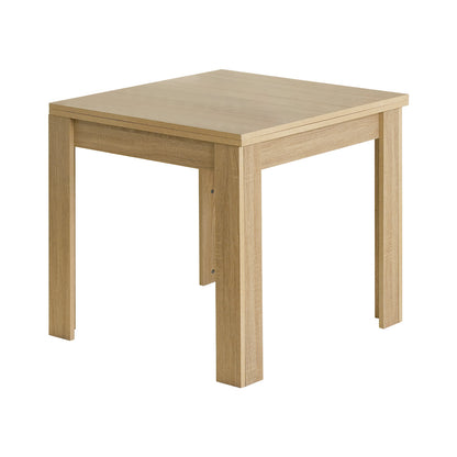 LivaraHome Nook Extendable Flip-Top Dining Table for 2-6 - Natural