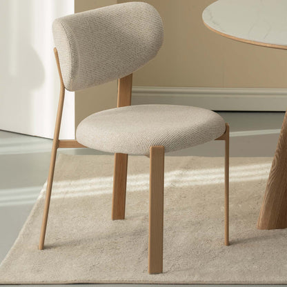 LIVARA Laurent Chenille Upholstered Dining Chairs (Set of 2)