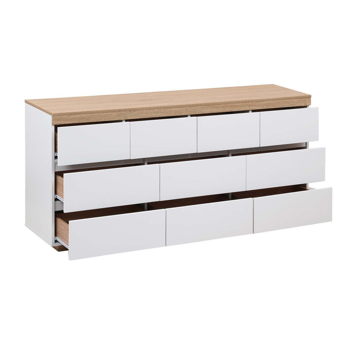 LivaraHome Cuppa 10 Drawer Chest Storage Dresser Organizer - Modern