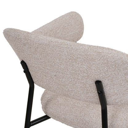 LivaraHome Wise Upholstered Modern Dining Chairs (Set of 2) - Beige