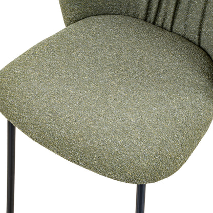 LIVARA Monty Boucle Dining Chairs Upholstered Dinner Chair (Set of 2)