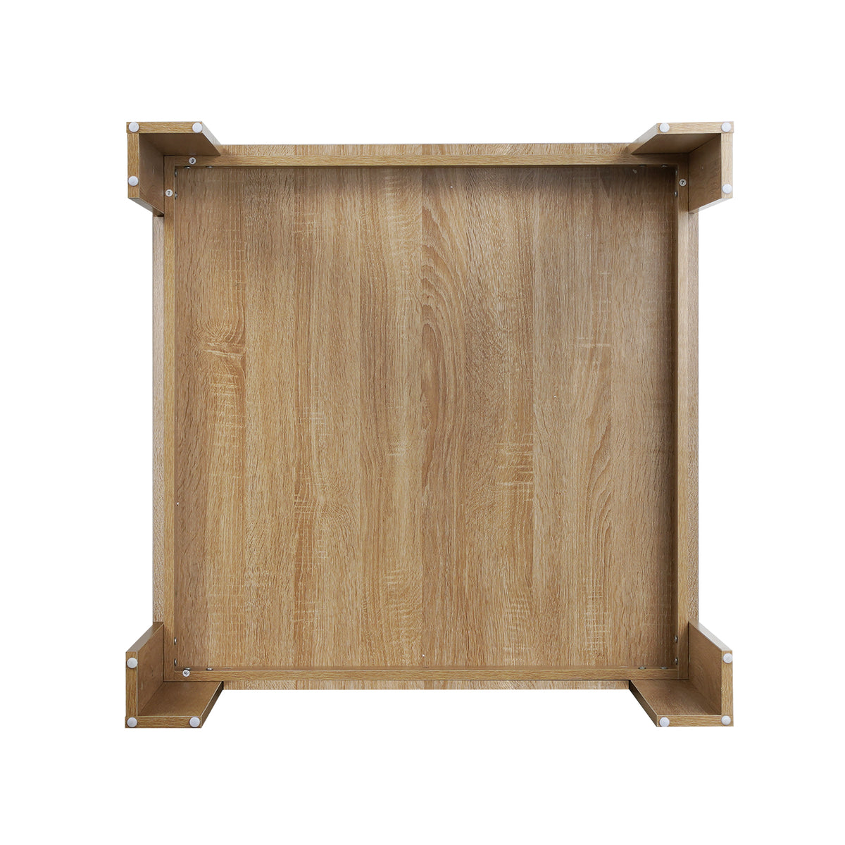 LivaraHome Olson Square Dining Table Natural Kitchen Table for 2-4