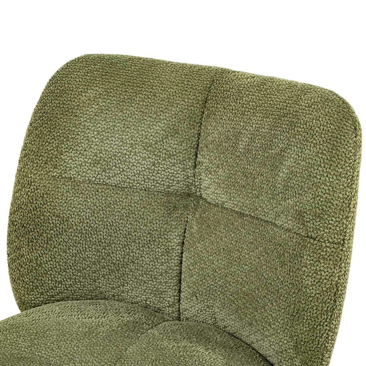 LIVARA Riviera Chenille Dining Chairs Tufted High Back (Set of 2)