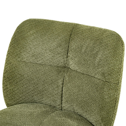LIVARA Riviera Chenille Dining Chairs Tufted High Back (Set of 2)