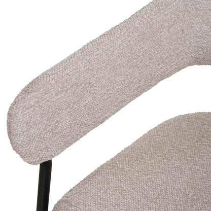 LivaraHome Wise Upholstered Modern Dining Chairs (Set of 2) - Beige