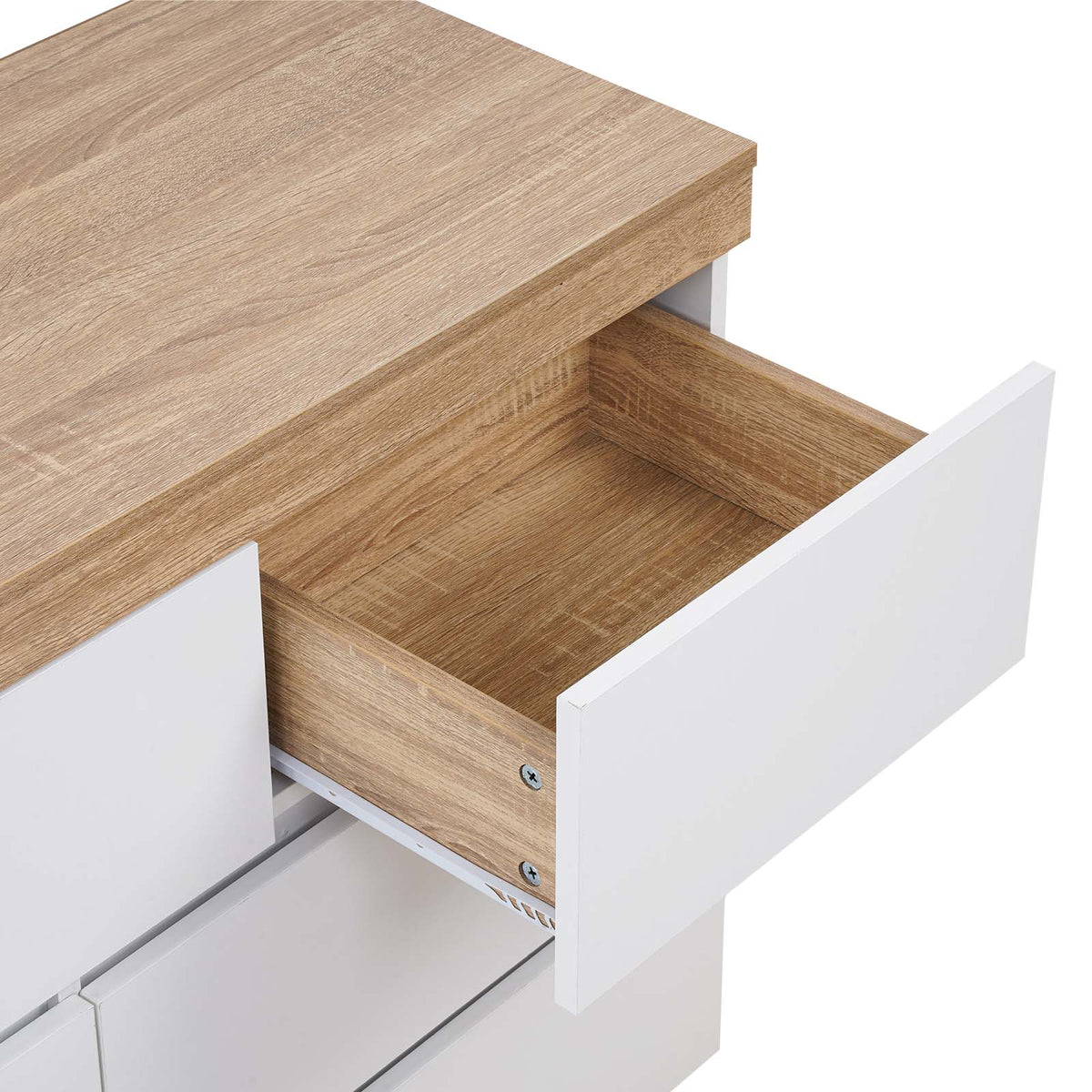 LivaraHome Cuppa 10 Drawer Chest Storage Dresser Organizer - Modern