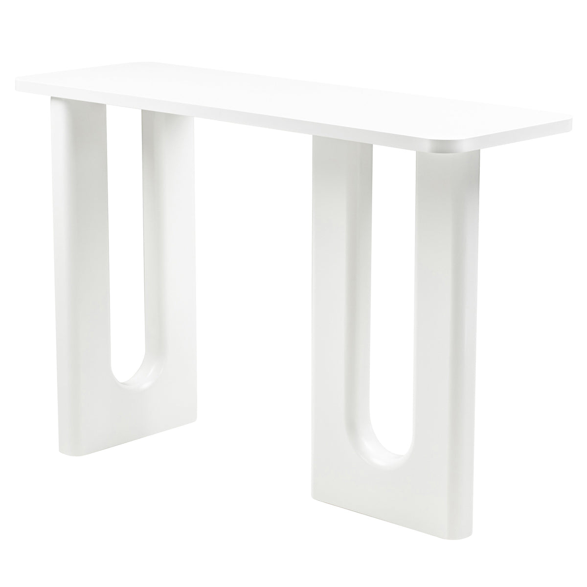 LivaraHome Lichi Console Table with Arched Leg Entryway Table - Modern