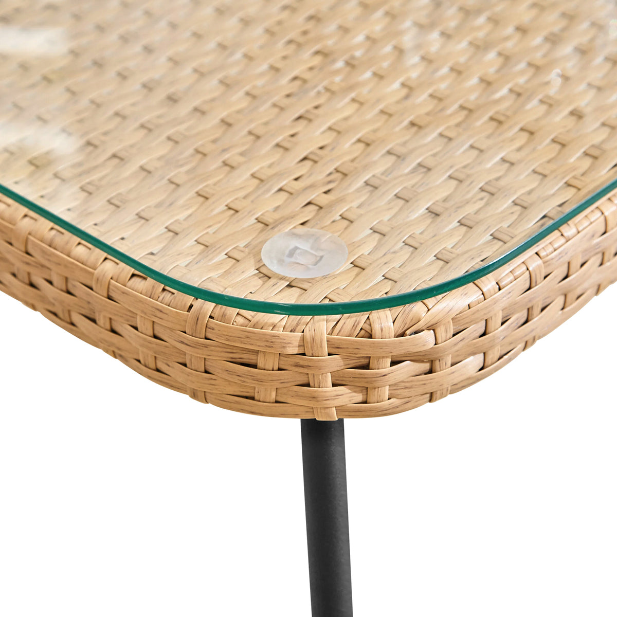 LivaraHome Neo 2 Seater Outdoor Lounge Set Wicker Patio Furniture