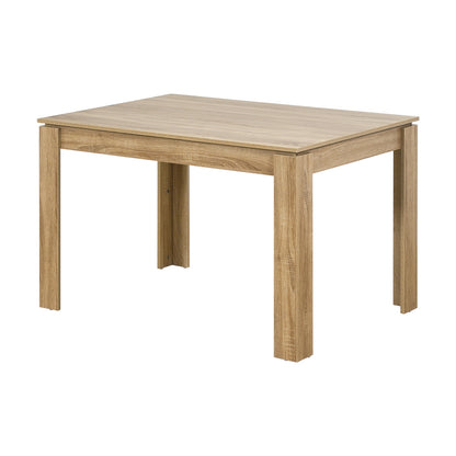 LivaraHome Nook 4 Seater Wooden Dining Table & Bench Set - Natural