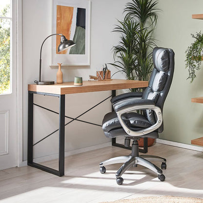LivaraHome Bridge Study Desk Compact Gaming Desks for Home Office