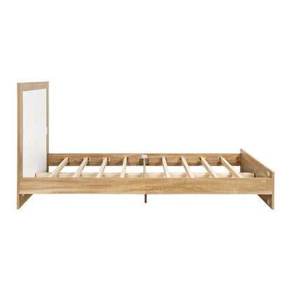 LIVARA Kamila Platform Bed Scandinavian Bed Frame Under Bed Storage