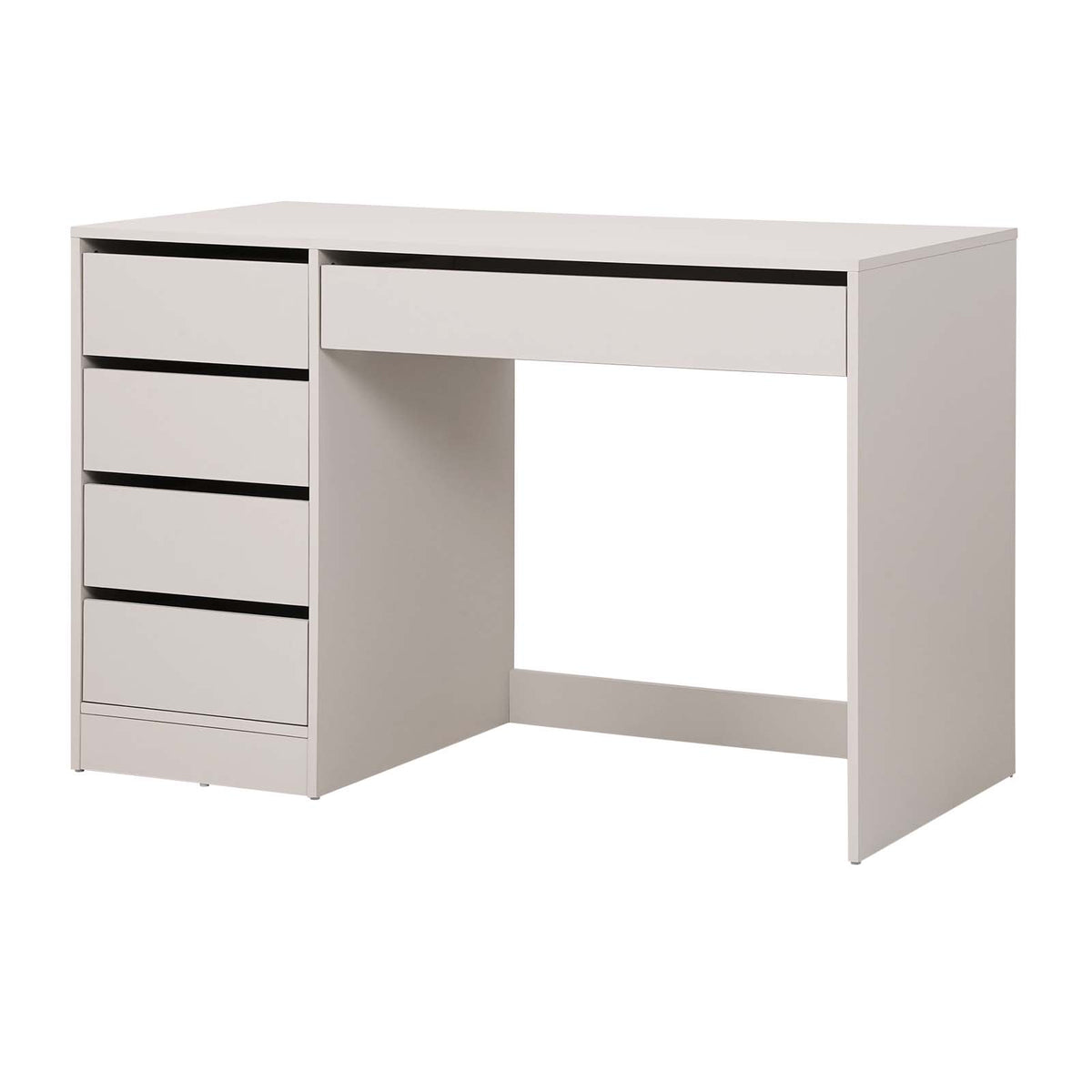 LivaraHome Ada 5 Drawer Computer Desk Storage Study Table - White