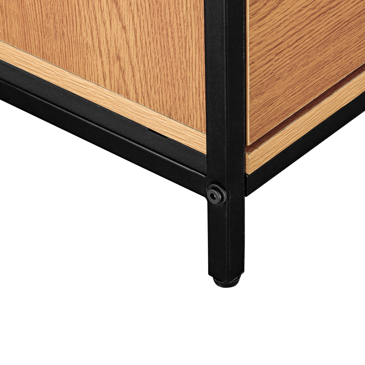 LivaraHome Sonoma 2 Drawer Clothes Rack Natural Garment Rack - Modern