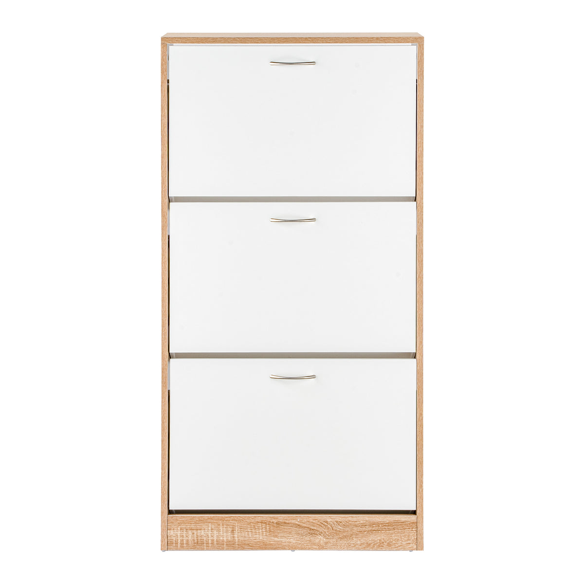 LivaraHome Anau 3 Door Shoe Cabinet Storage Entryway Organiser