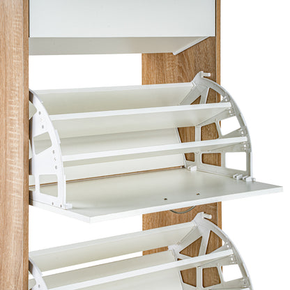 LivaraHome Anau 3 Door Shoe Cabinet Storage Entryway Organiser