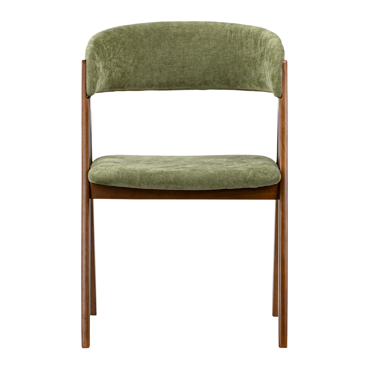 LivaraHome Gaudi Velvet Upholstered Dining Chairs (Set of 2) - Solid Wood