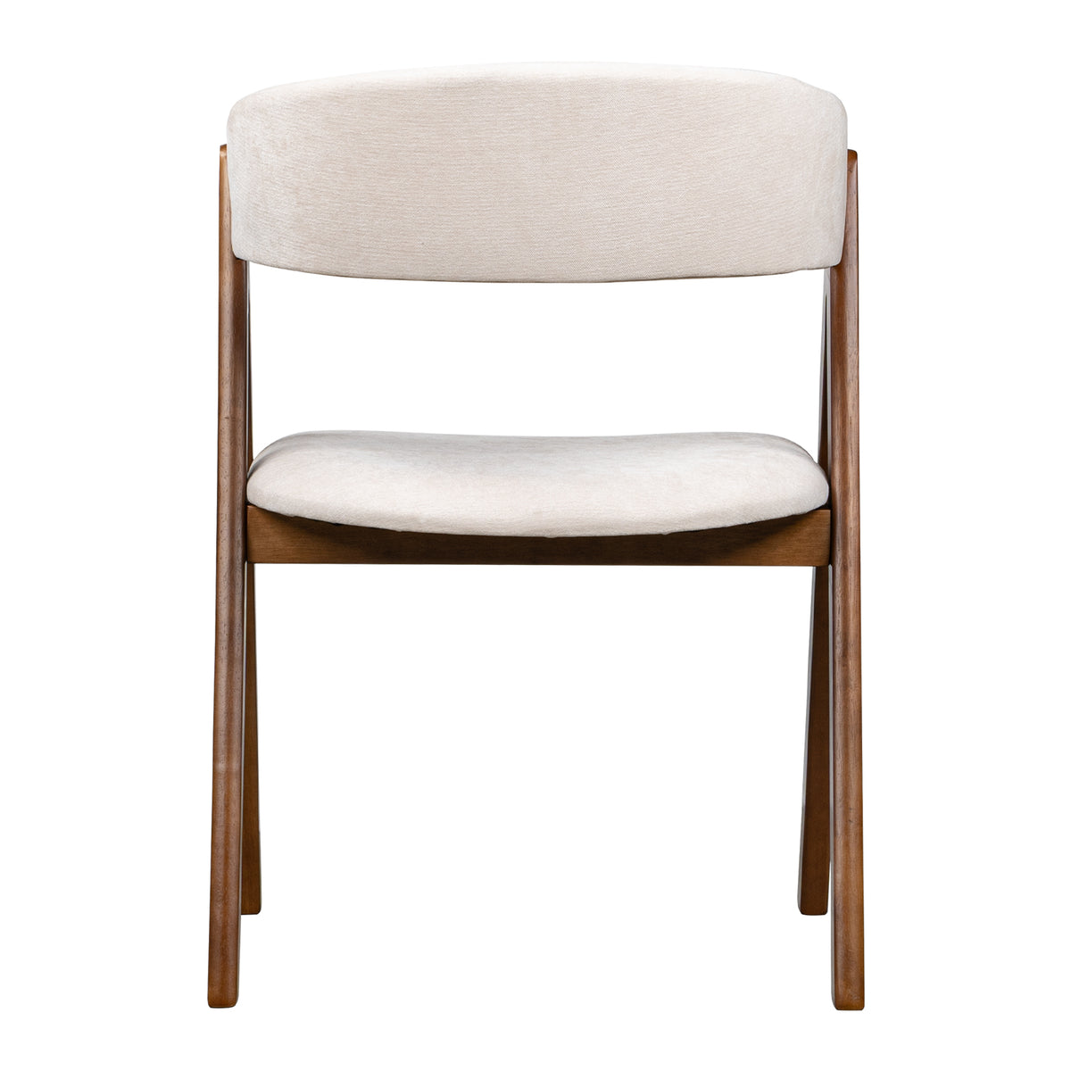 LivaraHome Gaudi Velvet Upholstered Dining Chairs (Set of 2) - Solid Wood