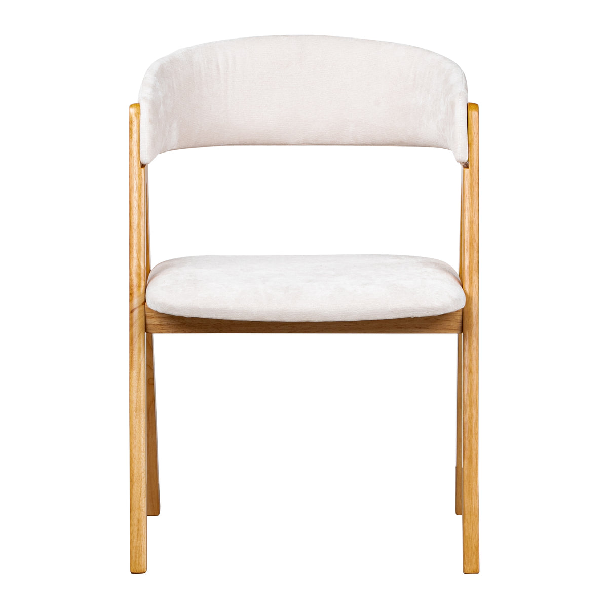 LivaraHome Gaudi Velvet Upholstered Dining Chairs (Set of 2) - Solid Wood