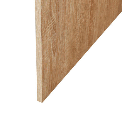LivaraHome Como 2 Drawer Desk with Hutch Office Storage Desktop