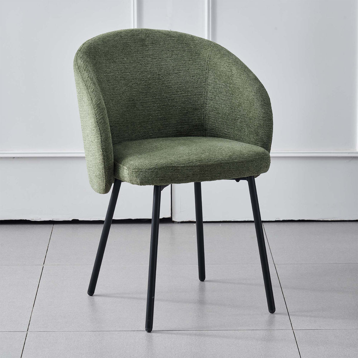 LivaraHome Lisa Upholstered Dining Chairs (Set of 2) - Modern