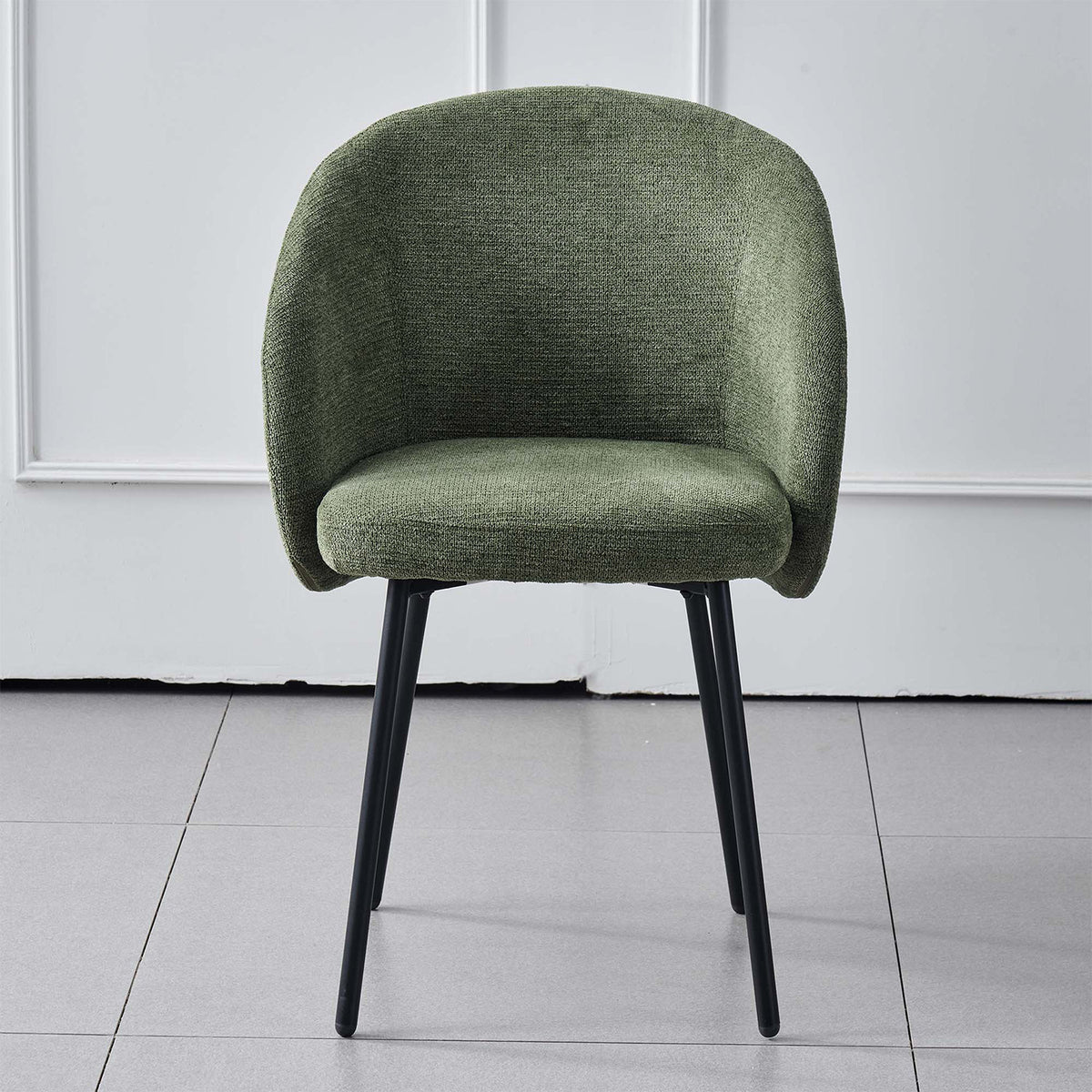 LivaraHome Lisa Upholstered Dining Chairs (Set of 2) - Modern