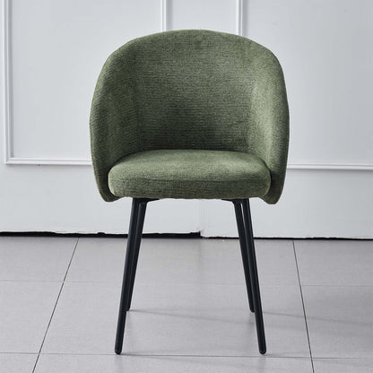 LivaraHome Lisa Upholstered Dining Chairs (Set of 2) - Modern