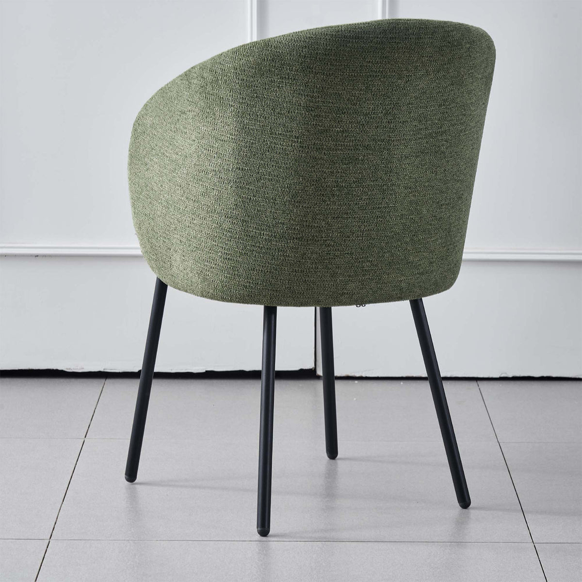 LivaraHome Lisa Upholstered Dining Chairs (Set of 2) - Modern