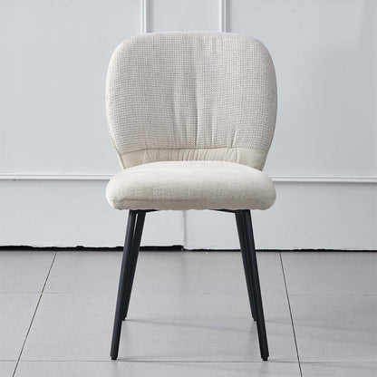 LivaraHome Milo Chenille Upholstered Dining Chairs (Set of 2)