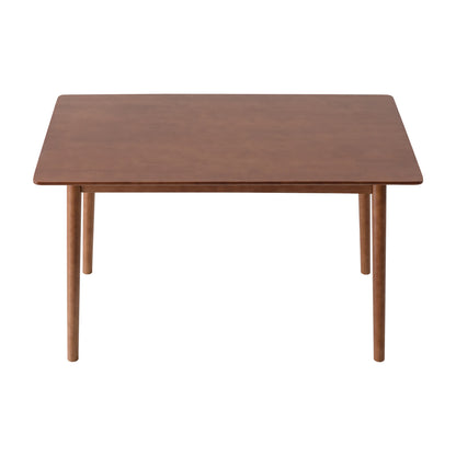 LivaraHome Nor 6 Seater Solid Rubberwood Dining Table - Walnut